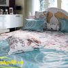 Bộ chăn ga CTT 158 Hoa Ngọc Trai