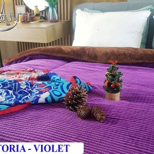 Chăn Lông Cừu Pháp Lasante – Victoria Tím Violet