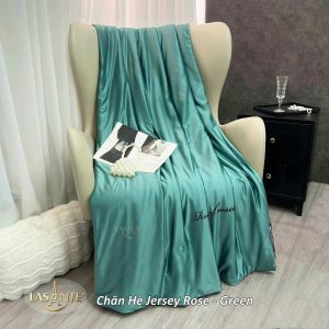 Chăn Lụa Jersey Green – Chăn Hè Thu Thoáng Mát, Mềm Mại